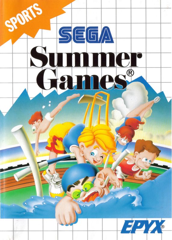 Summer Games box art for Sega Master System